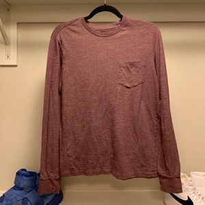 Heathered Maroon Longsleeve